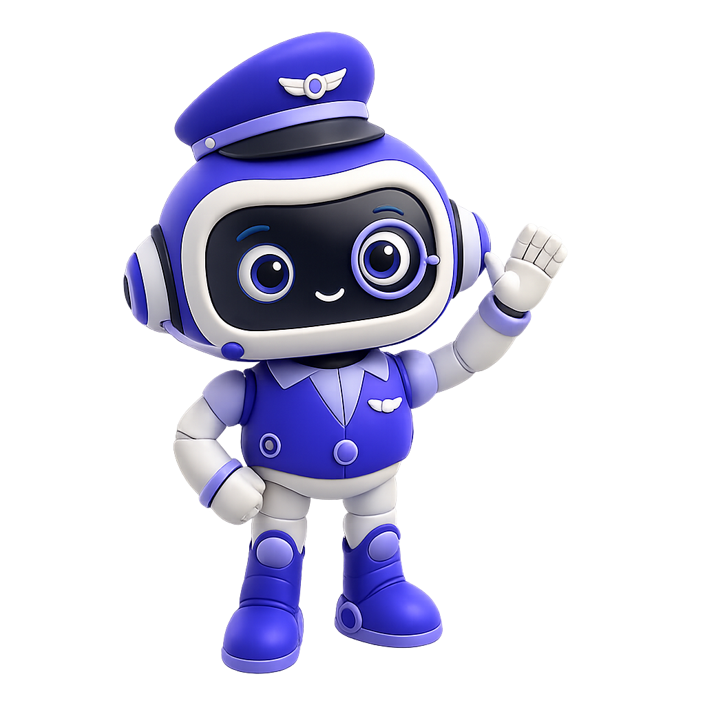 Cap, la mascotte pilote de Livada Cockpit